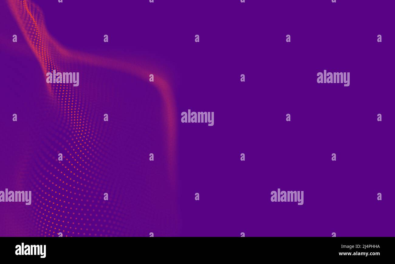 Abstract Purple Geometrical Background . Connection structure. Science background. Futuristic Technology HUD Element . onnecting dots and lines . Stock Photo