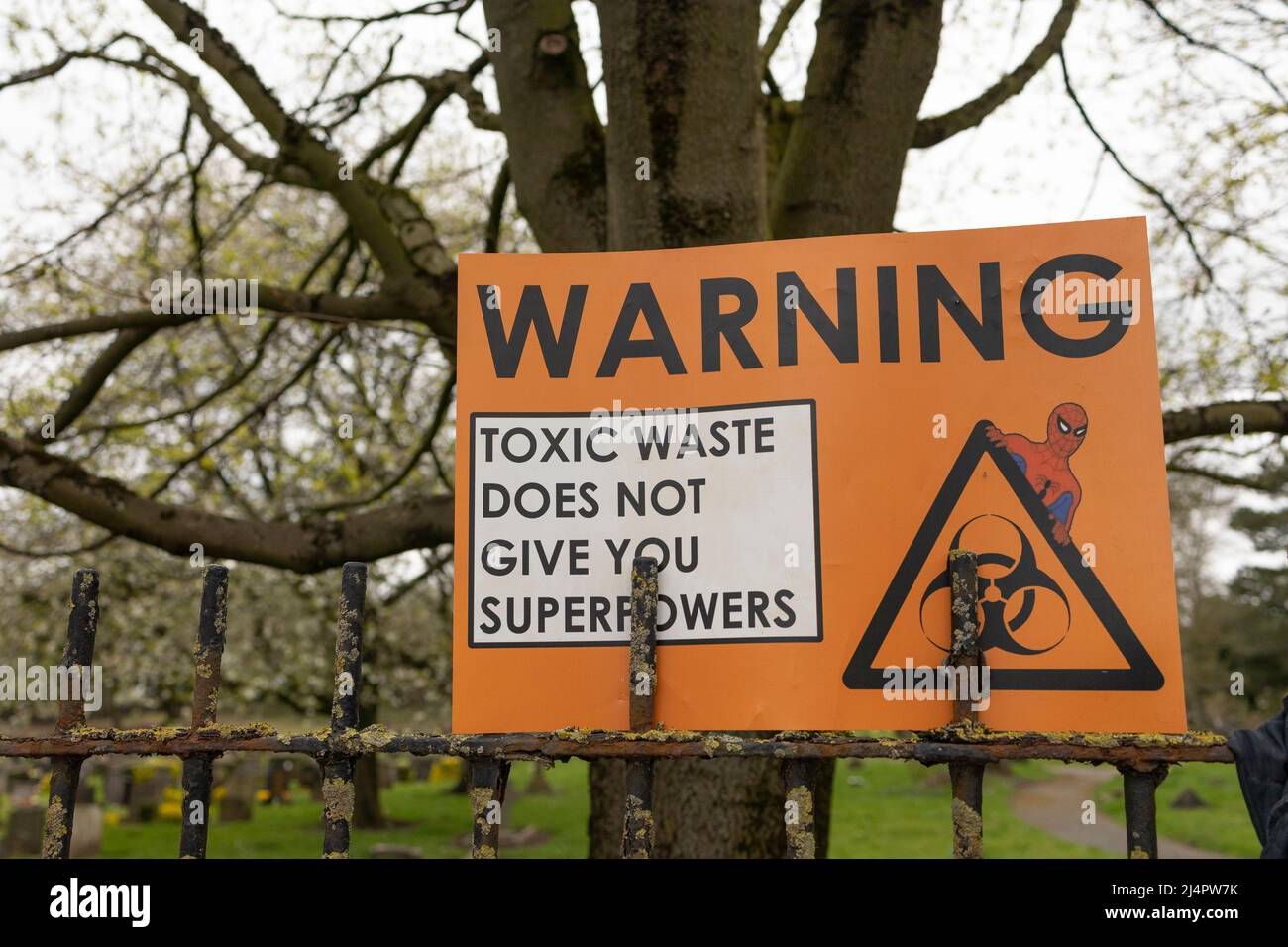local protesters demonstrating outside of walleys quarry waste landfill