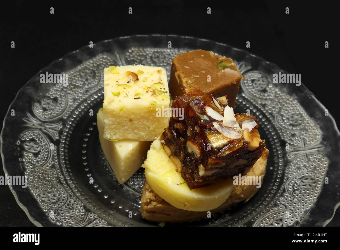 Top view diwali sweets hi-res stock photography and images - Alamy