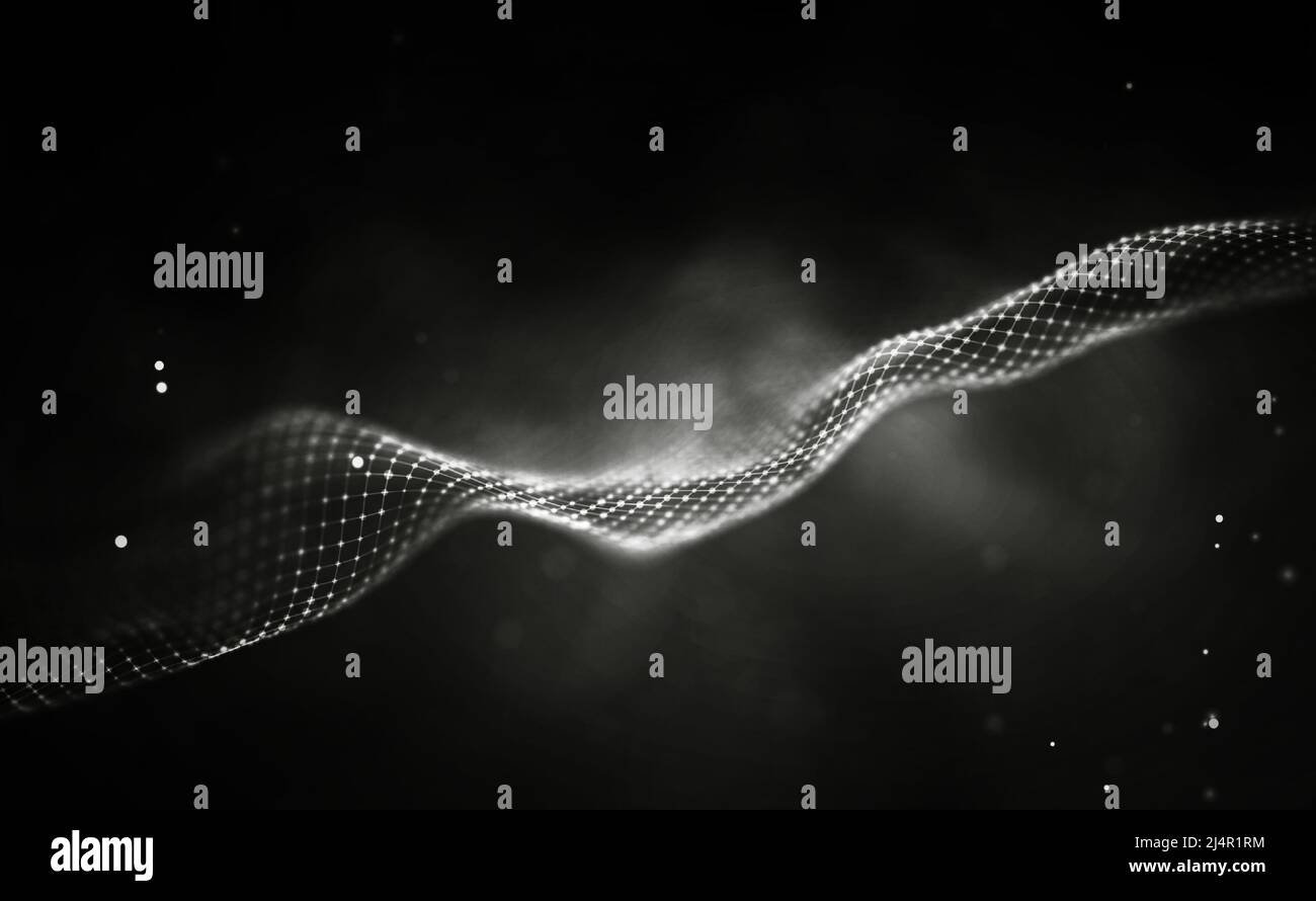 Black technology background. Global communication network concept Stock ...