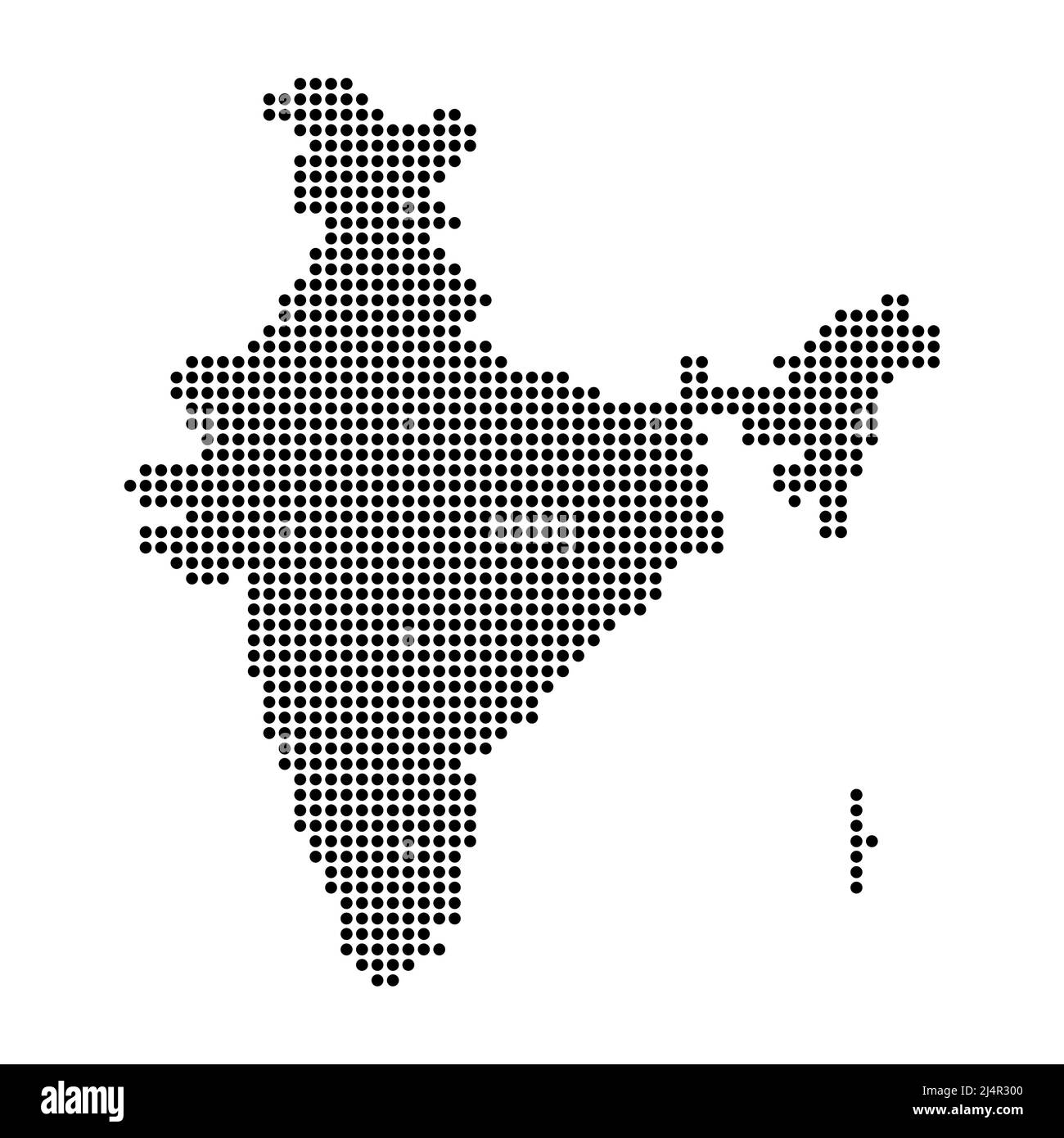 India map graphic, travel geography icon, nation country indian atlas region, vector illustration . Stock Vector