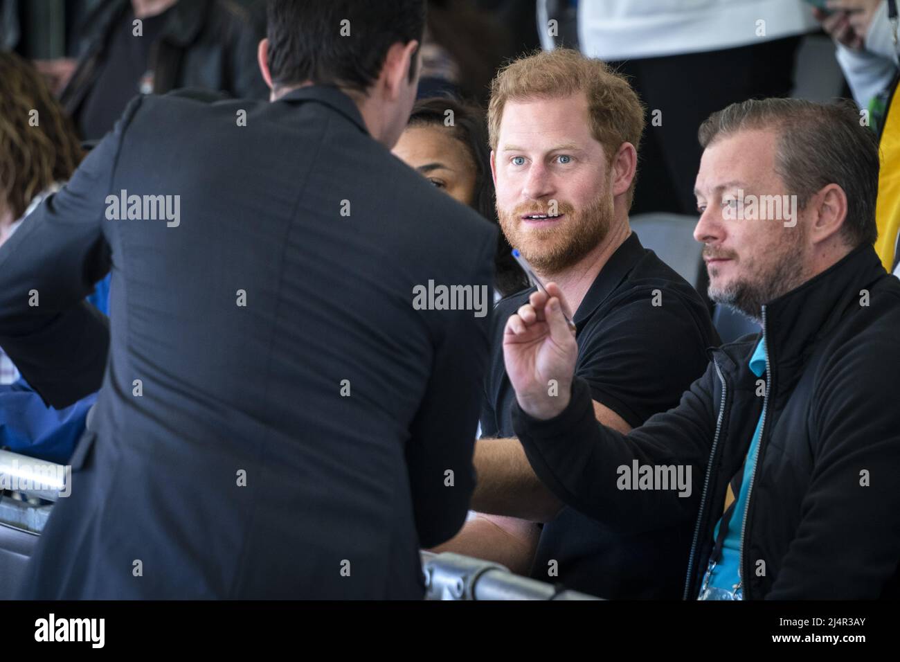 THE HAGUE Prince Harry during the archery event at the fifth edition