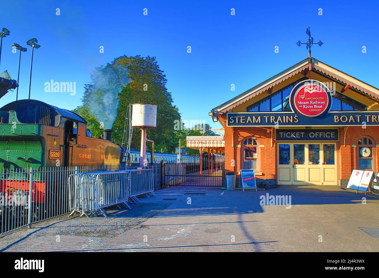 View Of Dartmouth Steam Railway River Boat Company Station Paignton view-of-dartmouth-steam-railway-river-boat-company-station-paignton