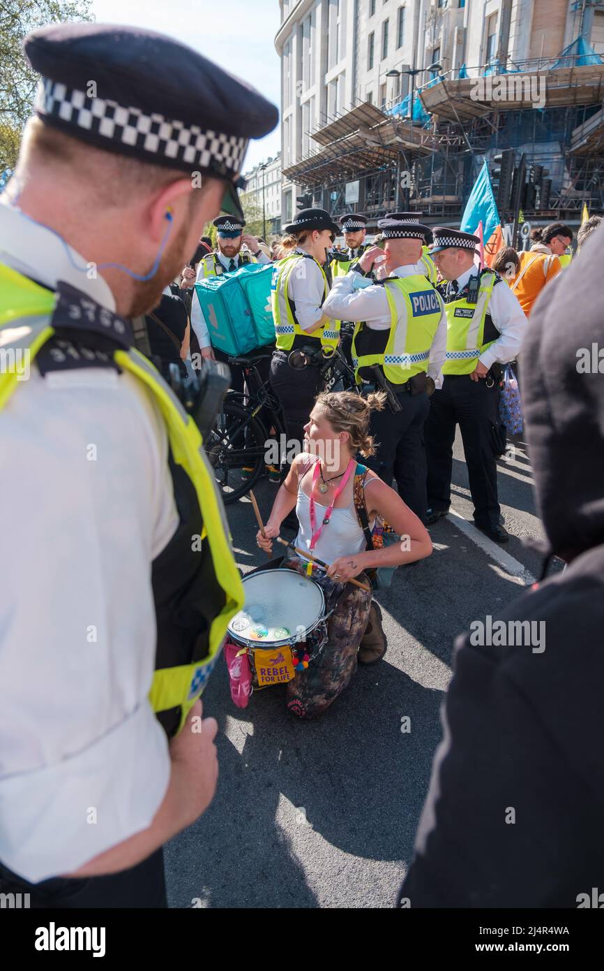 Extinction Rebellion blocked Marble Arch Junction and prolific Climate ...