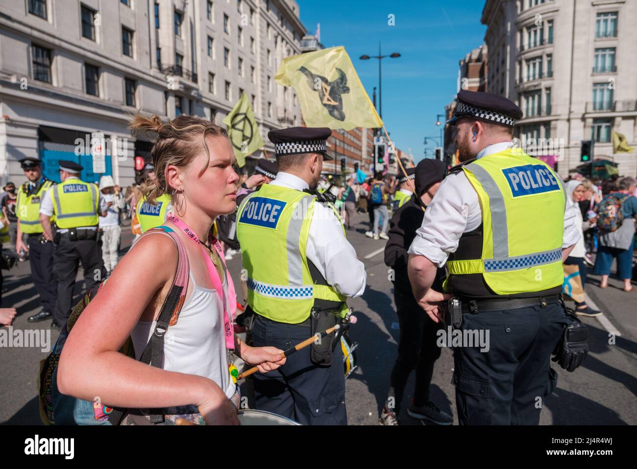 Extinction Rebellion blocked Marble Arch Junction and prolific Climate ...