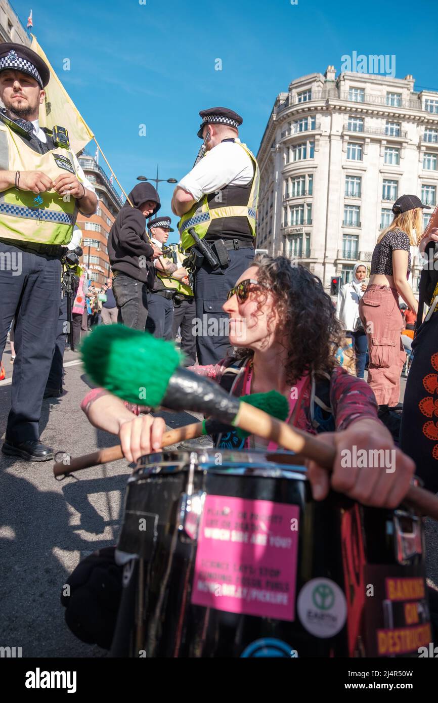 Extinction Rebellion blocked Marble Arch Junction and prolific Climate ...