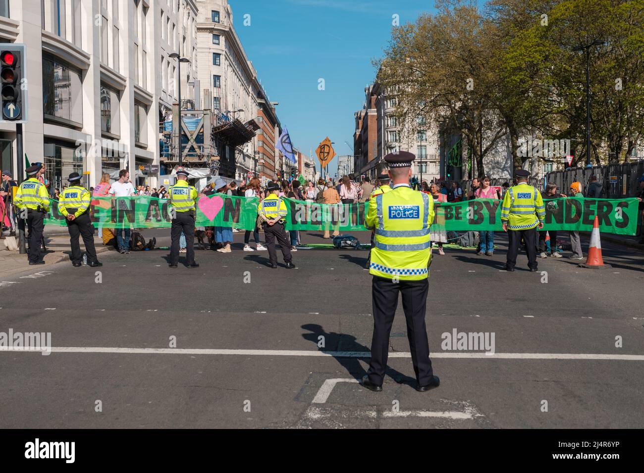 Extinction Rebellion blocked Marble Arch Junction and prolific Climate ...
