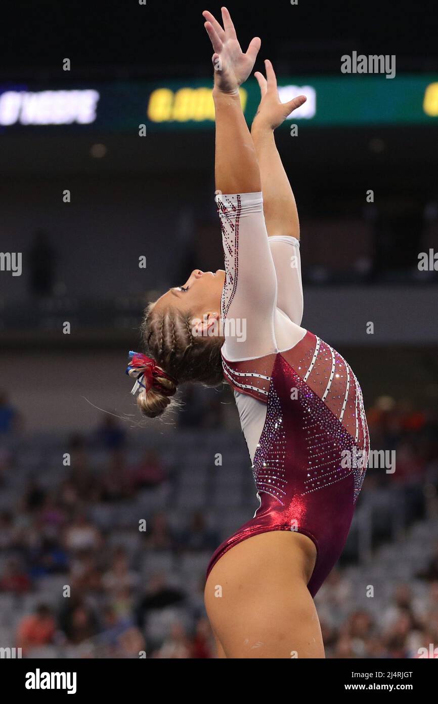 April 16, 2022 University of Oklahoma junior Ragan Smith during the