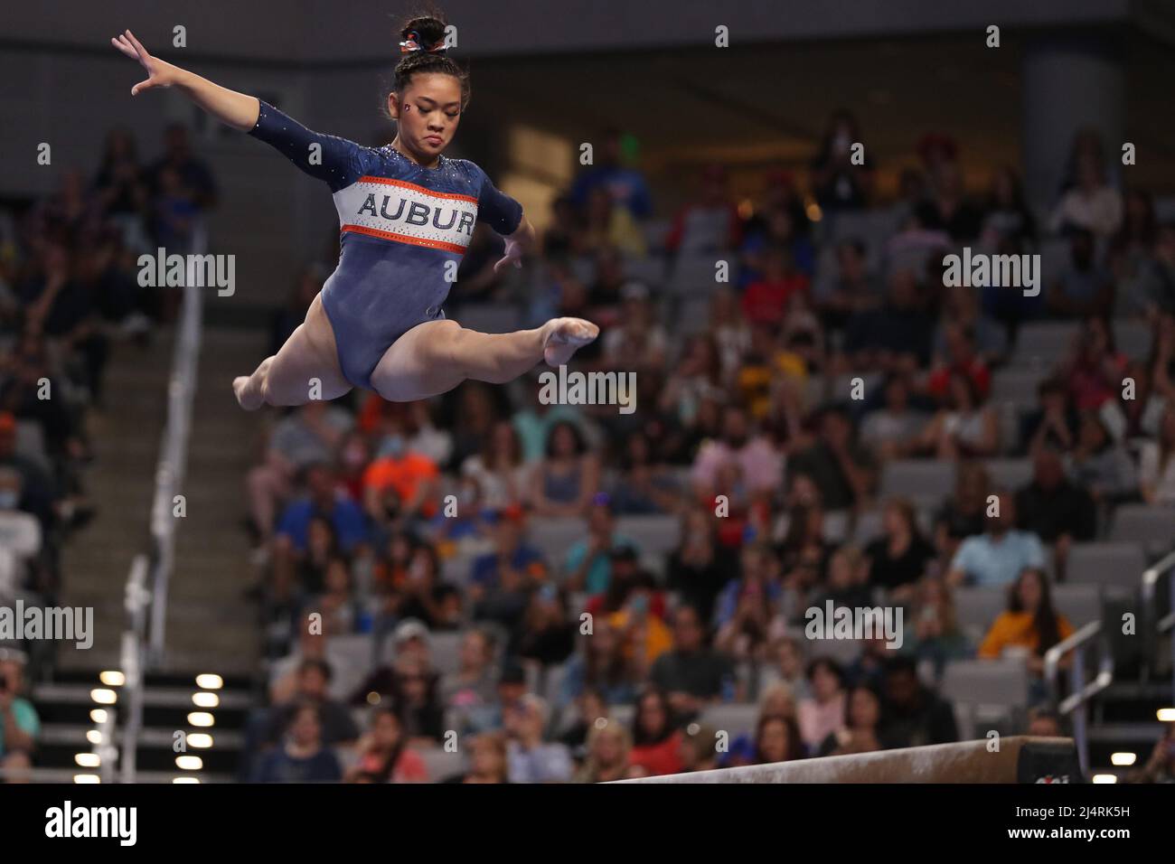 April 16, 2022 Auburn University freshman and Olympic gold medalist