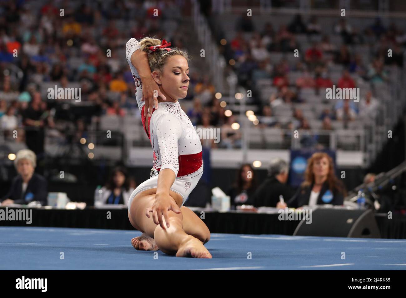 April 16, 2022: University of Utah sophomore Jaylene Gilstrap during ...