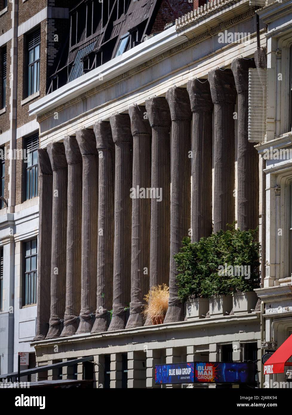 Colonnade Row aka LaGrange Terrace, Lafayette Street, NoHo District, New York, NY, USA. Stock Photo