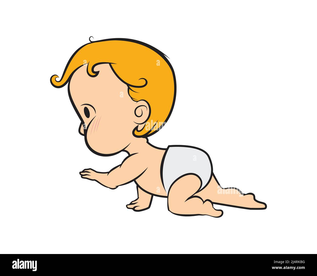 Crawling Baby Illustration with Cartoon Style Vector Stock Vector Image & Art - Alamy Crawling Baby Illustration with Cartoon Style Vector Stock Vector Image & Art - Alamy