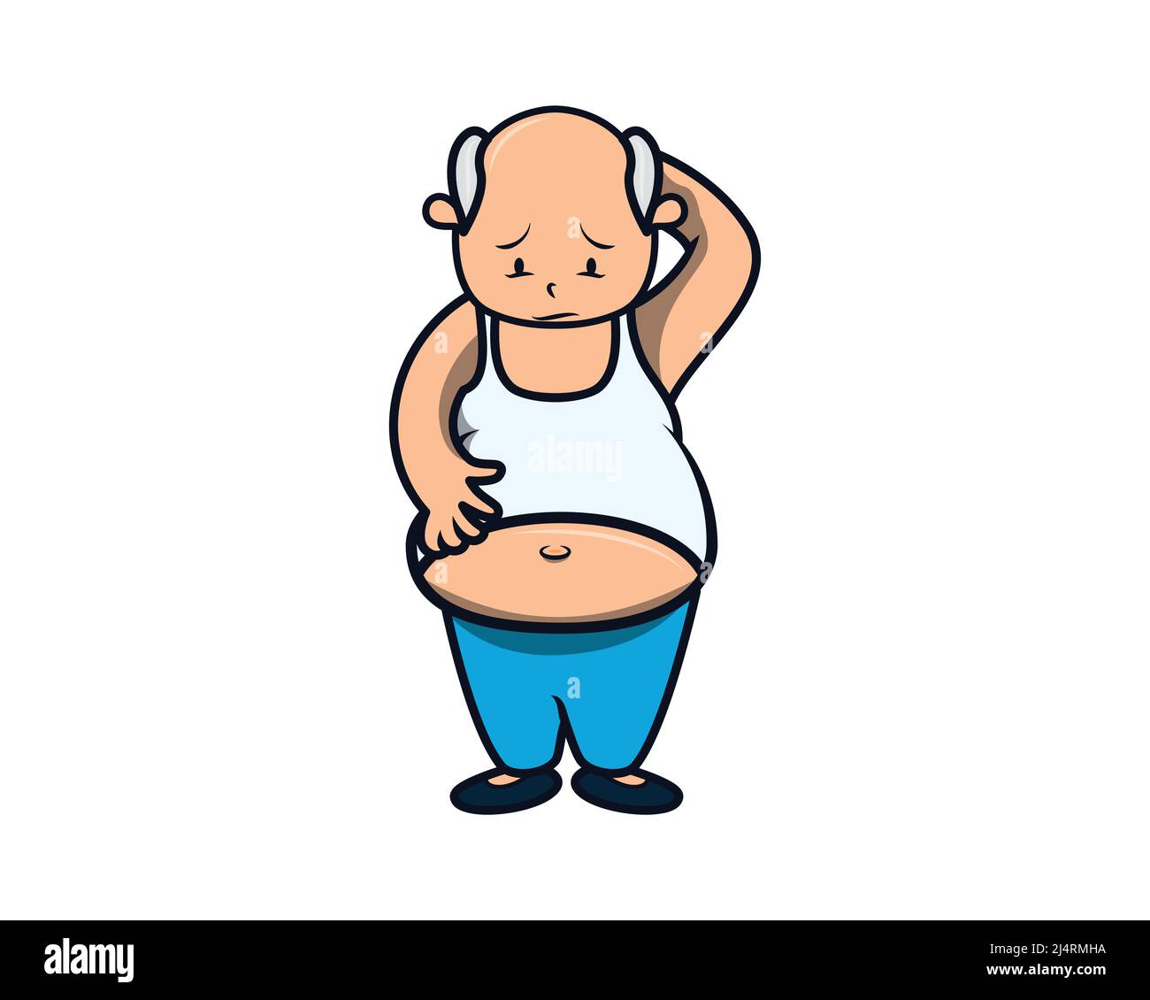 Fat Man Looking at His Belly Illustration Vector Stock Vector Image & Art - Alamy Fat Man Looking at His Belly Illustration Vector Stock Vector Image & Art - Alamy
