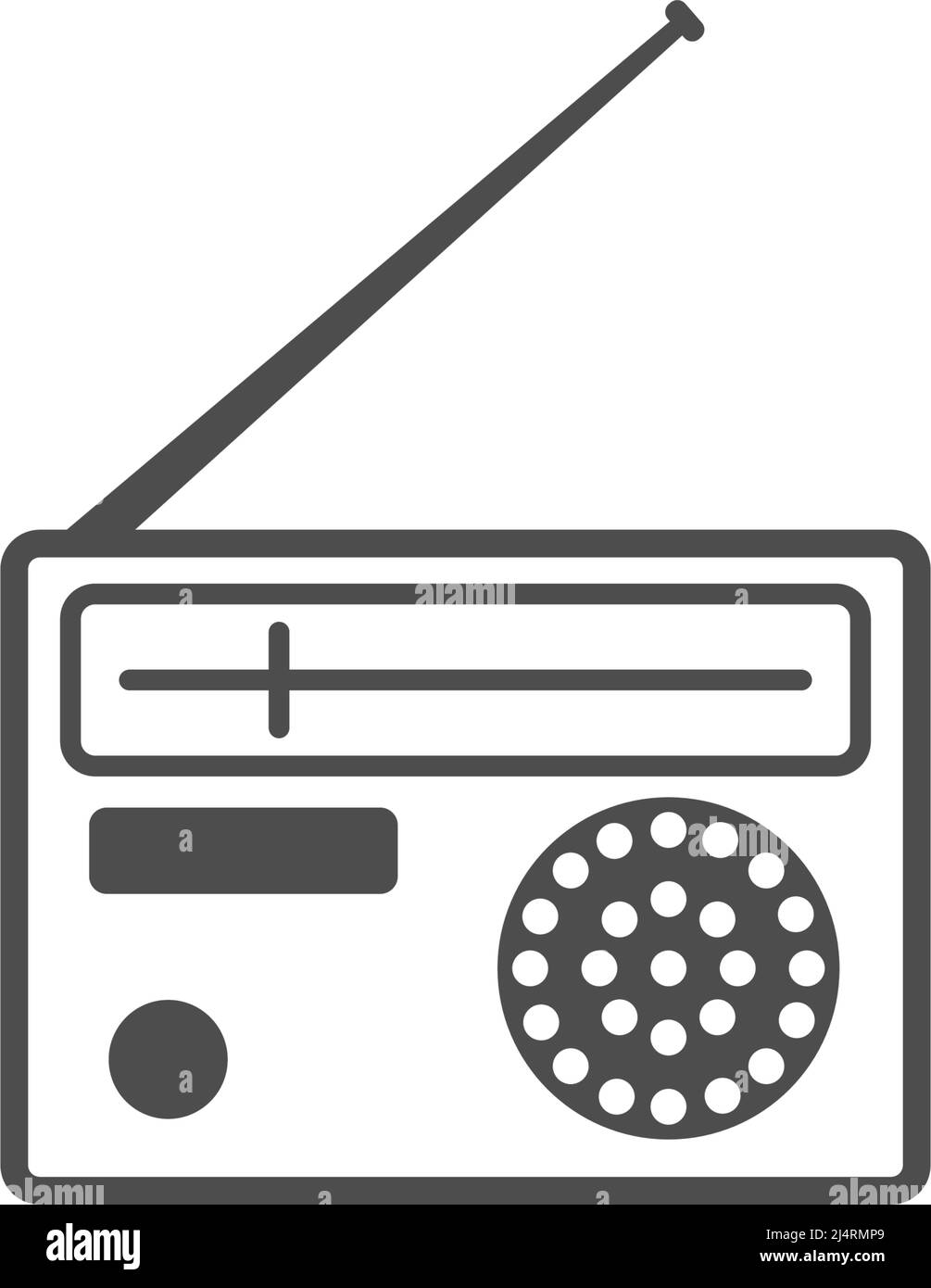 Radio icon flat design illustration template vector Stock Vector Image ...
