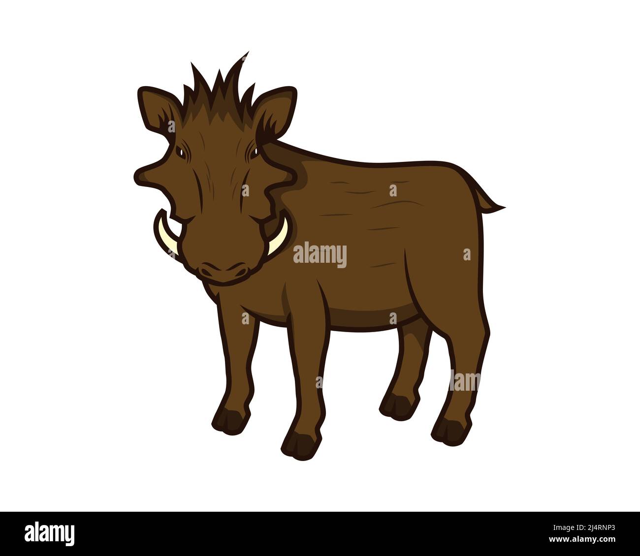 Horns and tusk Stock Vector Images Alamy