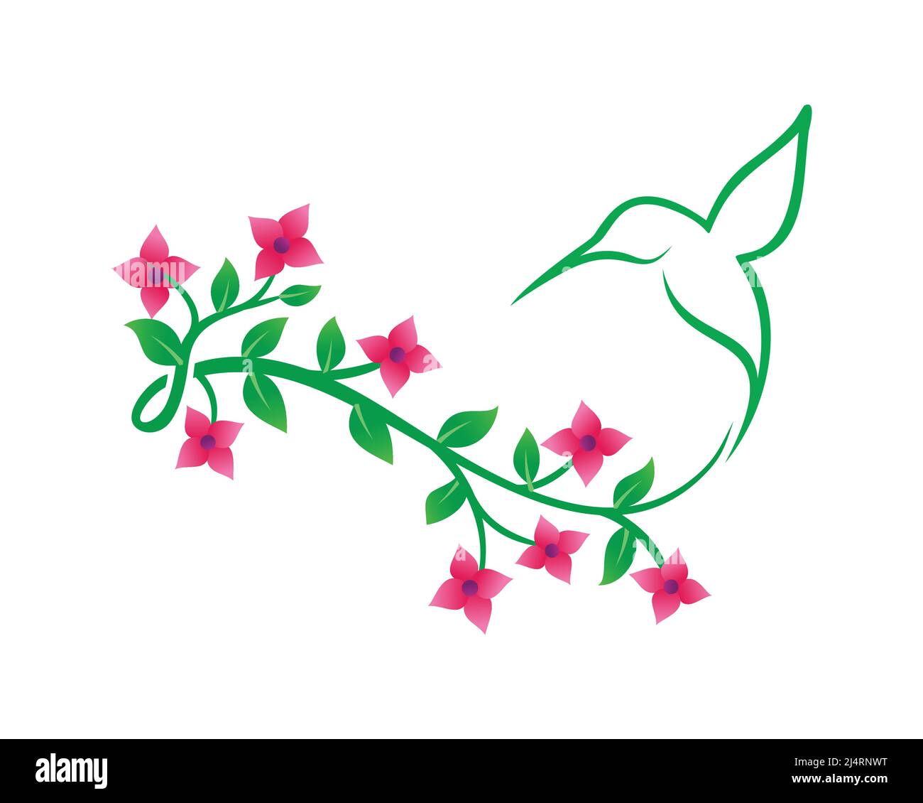 Wildlife attractive plants Stock Vector Images - Alamy