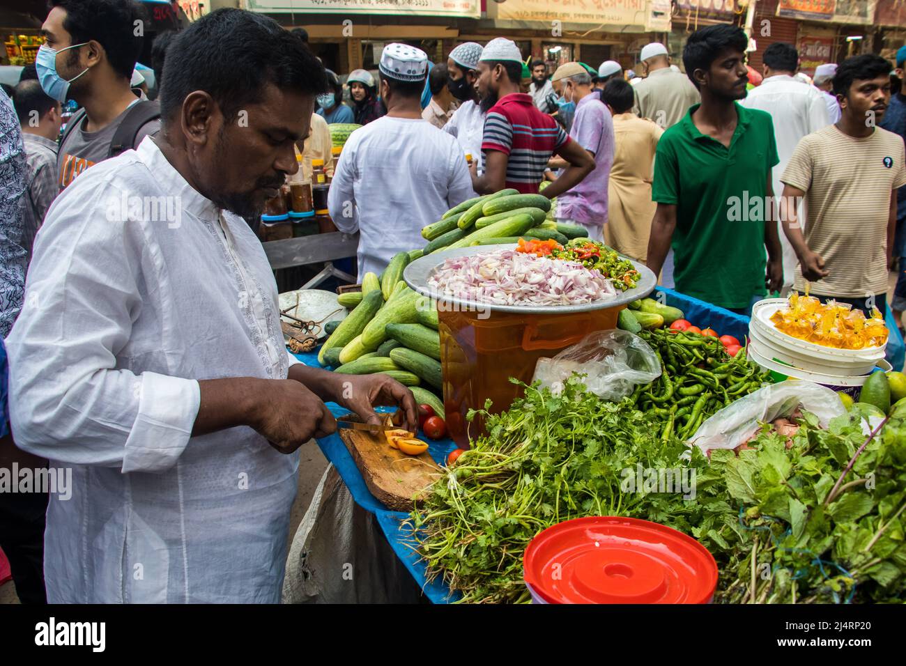 Varieties of delicious food selling on the street hi-res stock ...