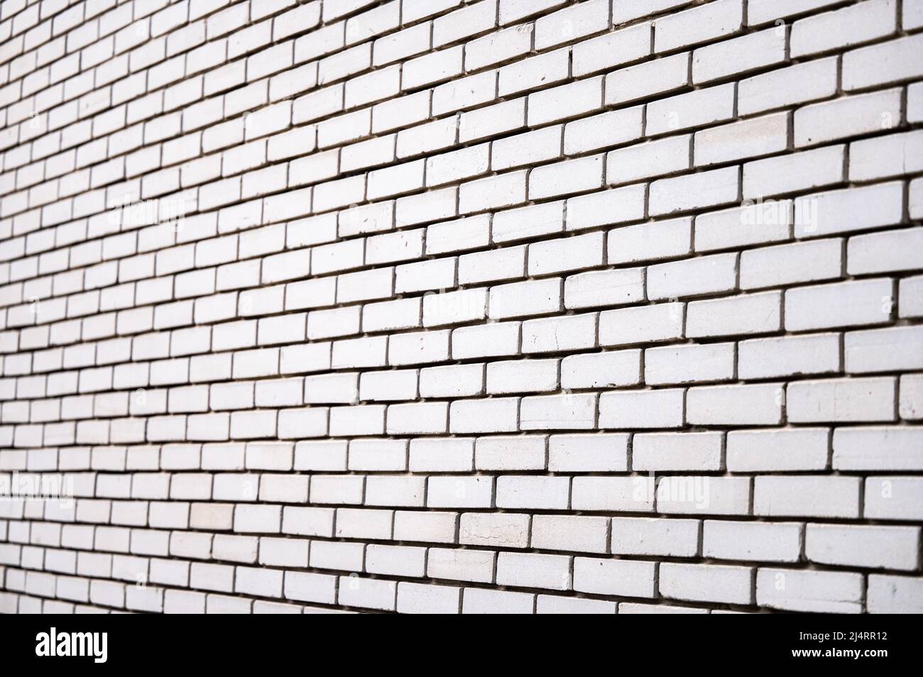 Empty, old white brick wall background with copy space Stock Photo - Alamy