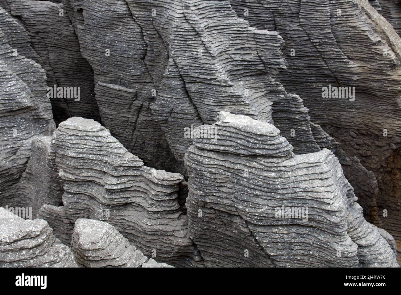Pancake Rocks Geological Process Pancake Rocks a rock formation in Paparoa National Park, South Island ...