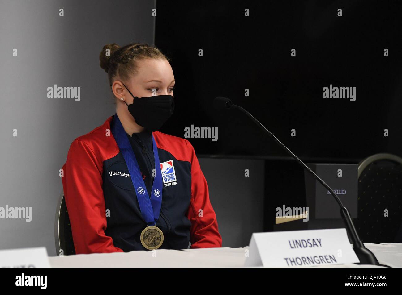 Lindsay THORNGREN (USA) third place, during Women Small Medal Ceremony