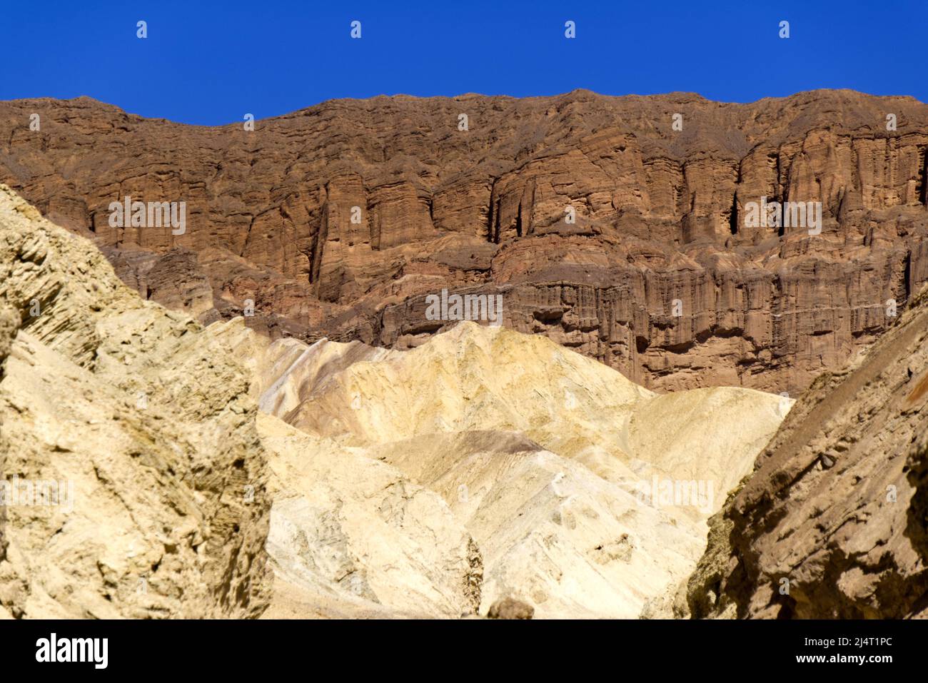 Death Valley Golden Canyon Trail Mountain Ridge Stock Photo - Alamy