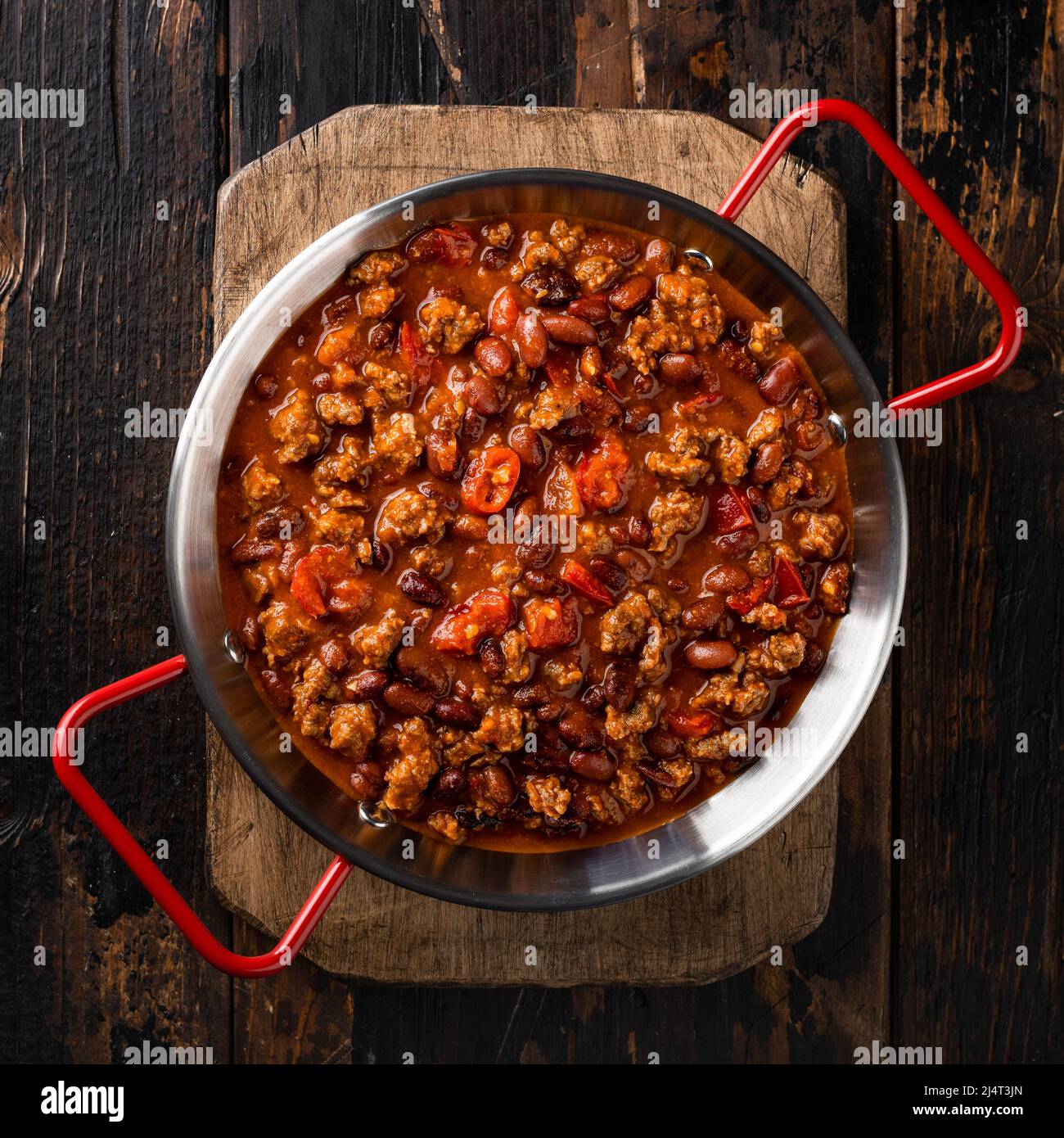 Chili con carne, traditional mexican food Stock Photo Alamy
