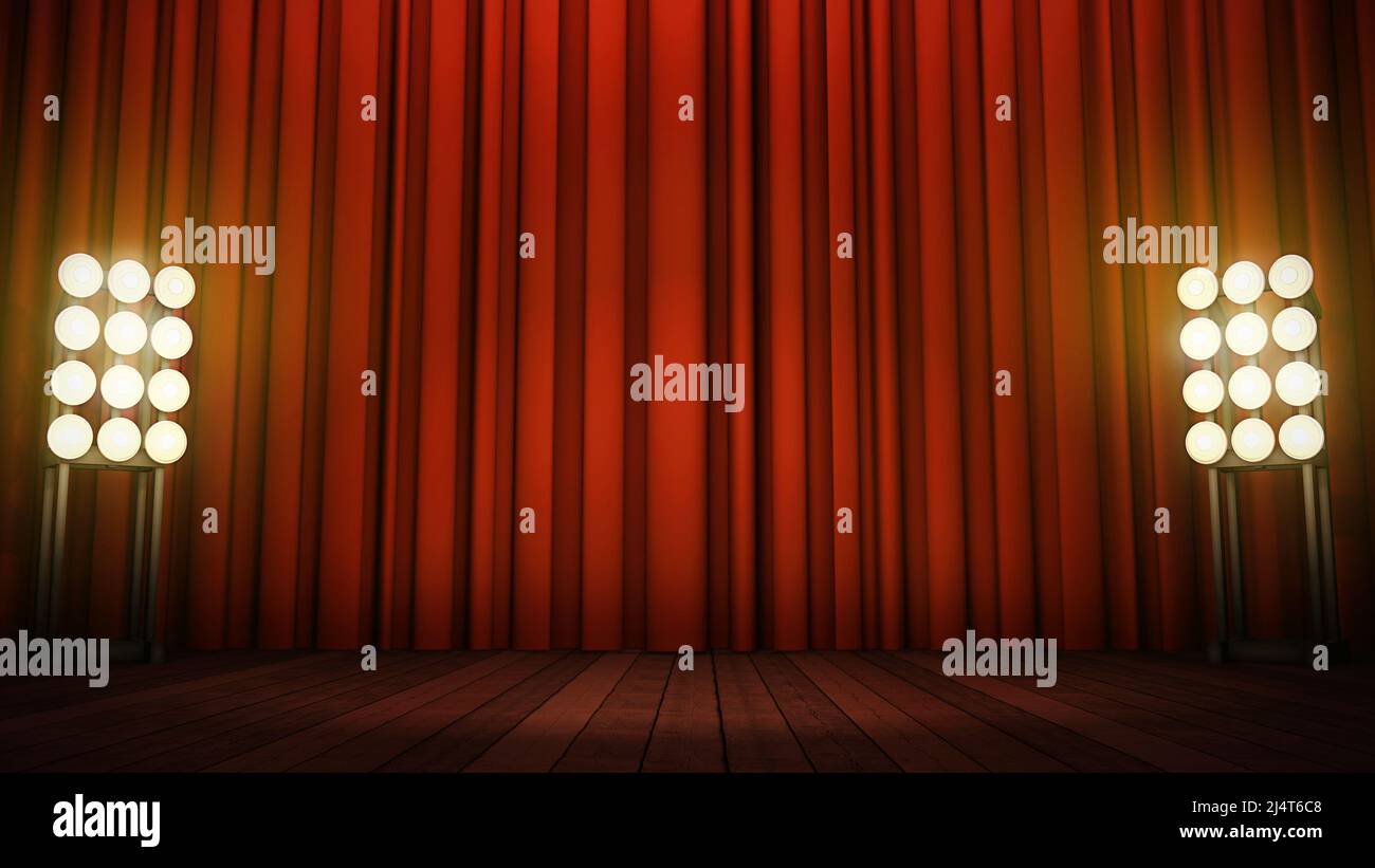 Virtual studio background for music projects. 3D render, Ideal for live  performances or events. A CG backdrop suitable on VR tracking system stage  set Stock Photo - Alamy