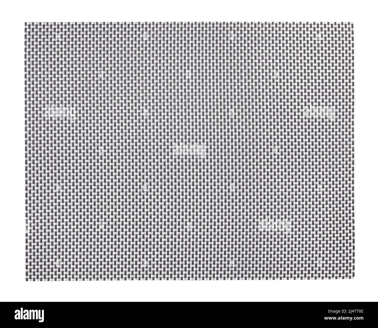 plastic table napkin path isolated on white Stock Photo