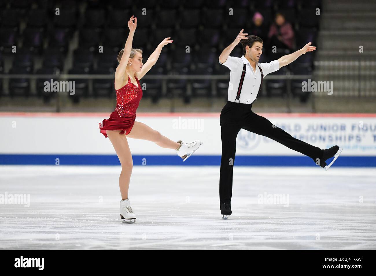 Phebe BEKKER & James HERNANDEZ (GBR), during Ice Dance Free Dance, at