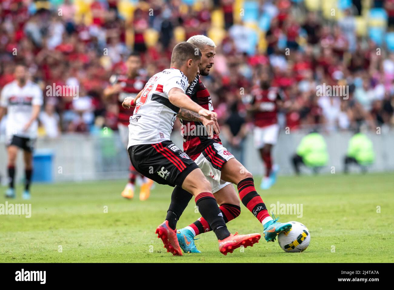 Rio De Janeiro, Brazil. 12th Mar, 2022. Gabriel Barbosa (Gabigol) during  Bangu x Flamengo held at Maracanã Stadium, for the 10th round of the  Carioca Championship (Taça Guanabara), this Sunday night (12)