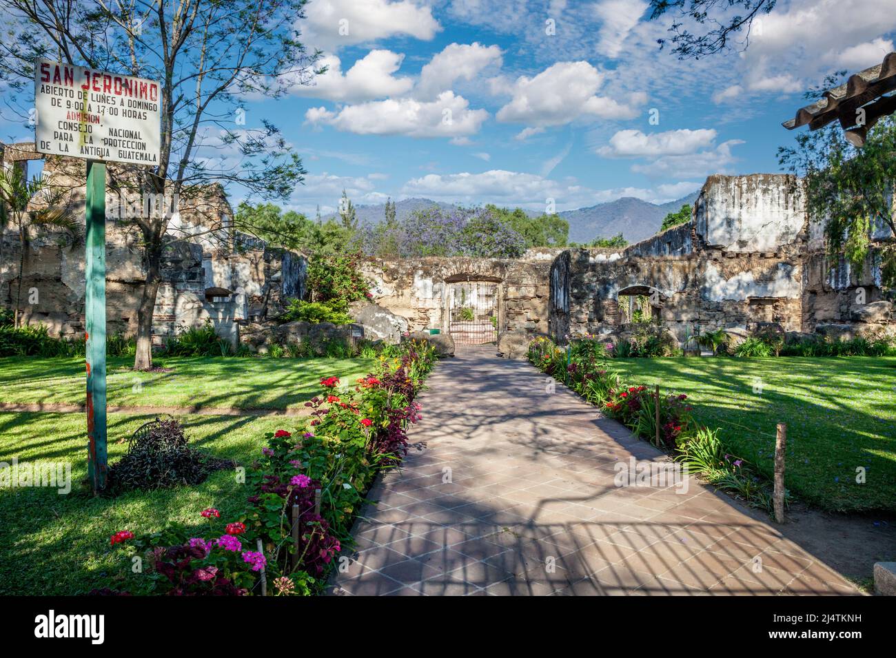 Antigua, Guatemala. San Jeronimo, 18th. Century School, Monastery, and ...