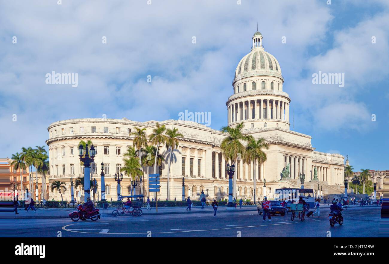 Cuba, Havana.  Capitol Building. Stock Photo