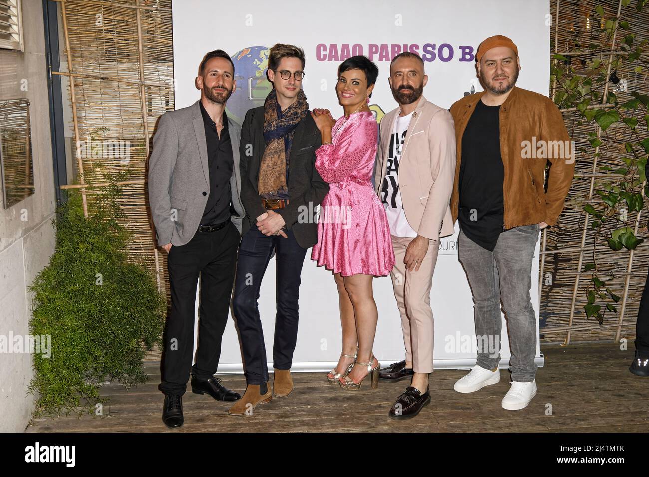 Paris, France. 16th Apr, 2022. Matilda Kahn and Roman Krakovsky attend