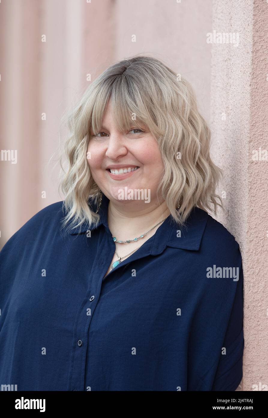 Ashley M. Gjøvik in Santa Clara, California on 14th April 2022. Pic © Dan Tuffs 2022. Stock Photo