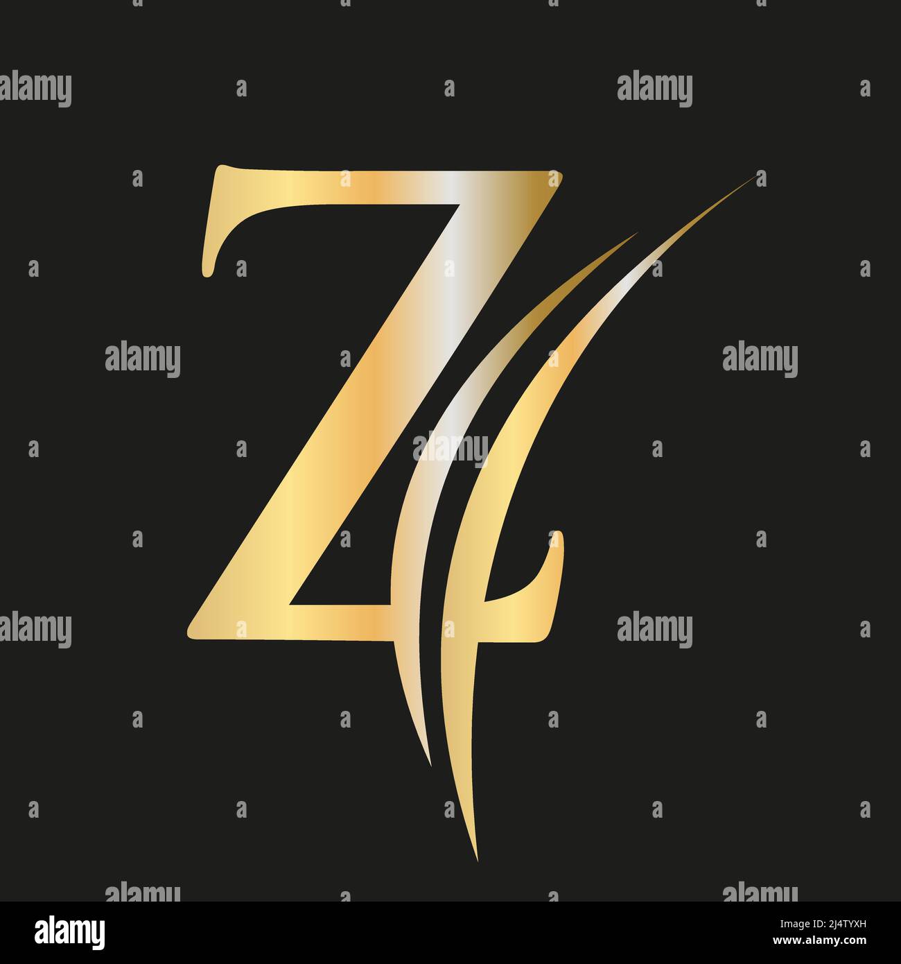 Premium Letter Z Logo Design with water wave concept. Z letter logo ...