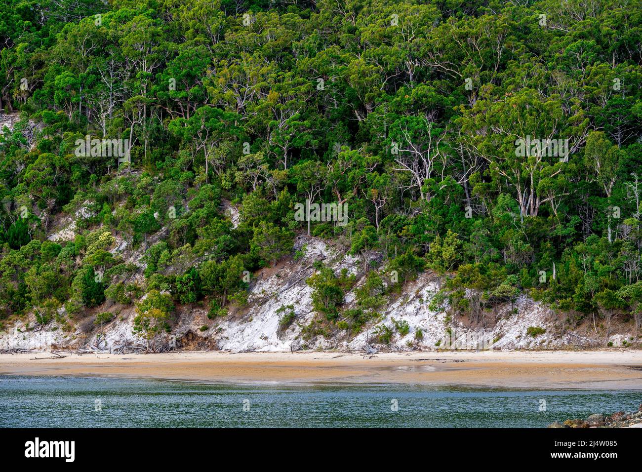 Kingfisher Bay on Fraser Island's west coast. Queensland, Australia. Stock Photo