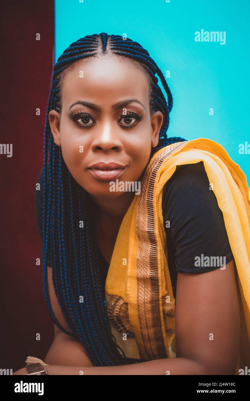 A beautiful African diva Stock Photo - Alamy