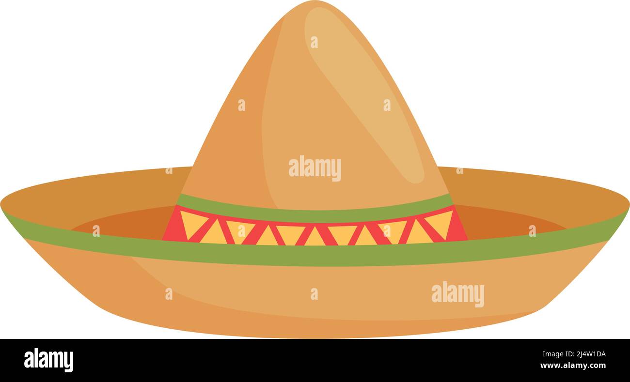 mexican straw hat Stock Vector Image & Art - Alamy