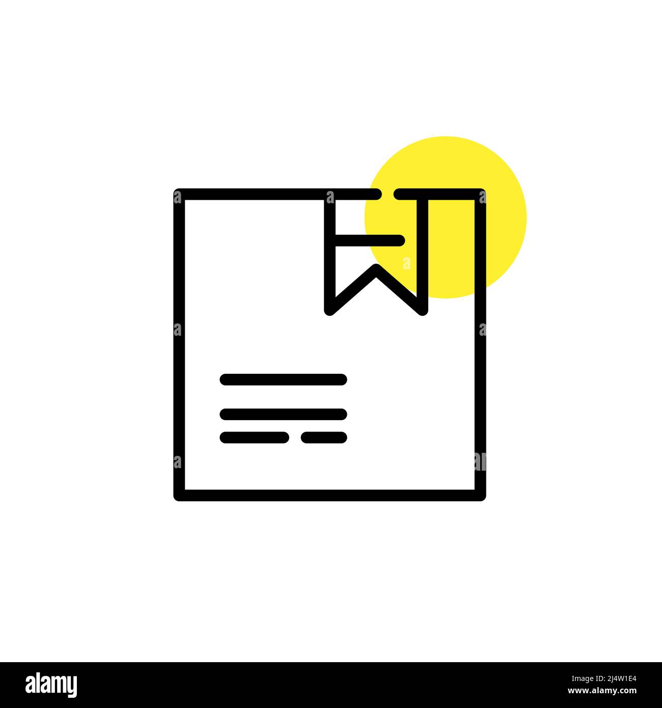 Delivery box line art icon. Pixel perfect, editable stroke Stock Vector