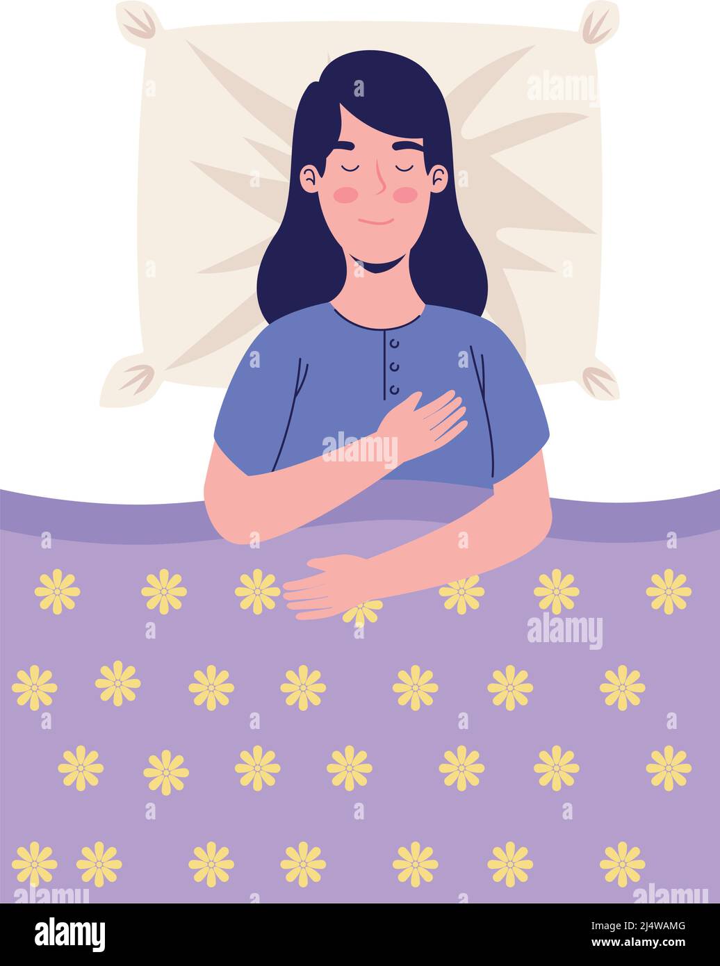 sheltered woman sleeping Stock Vector Image & Art - Alamy