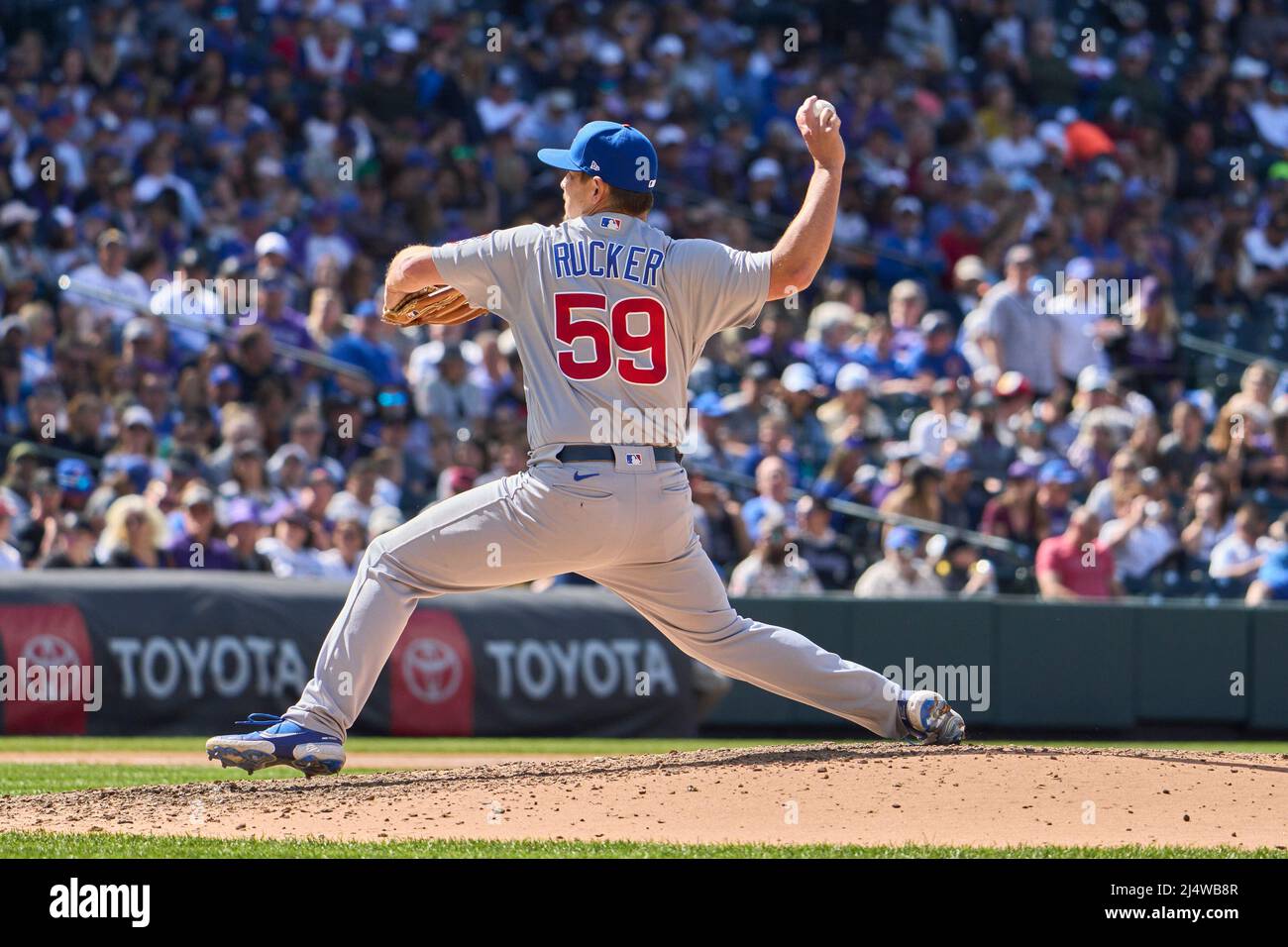 Michael Rucker Chicago April 17 20261: Chicago pitcher .Michael Rucker (59) throws a pitch ...