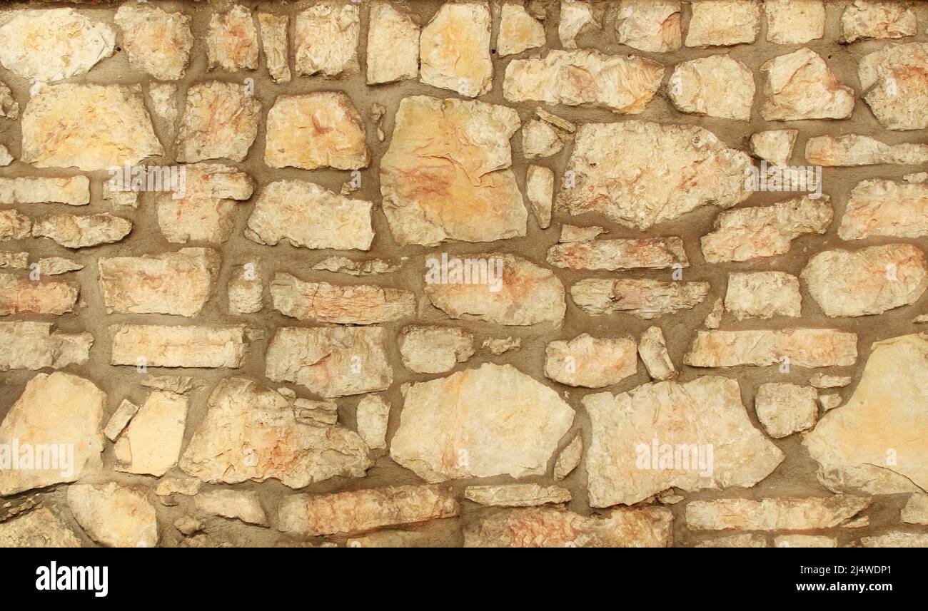 Old castle stone wall texture background Stock Photo - Alamy