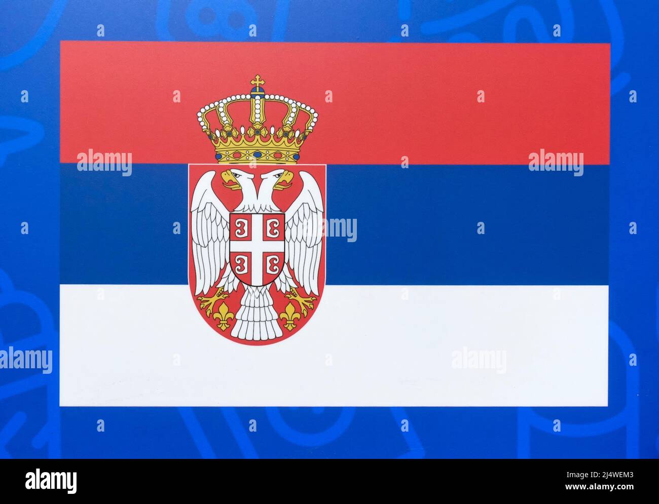 Serbian republic flag hi-res stock photography and images - Alamy