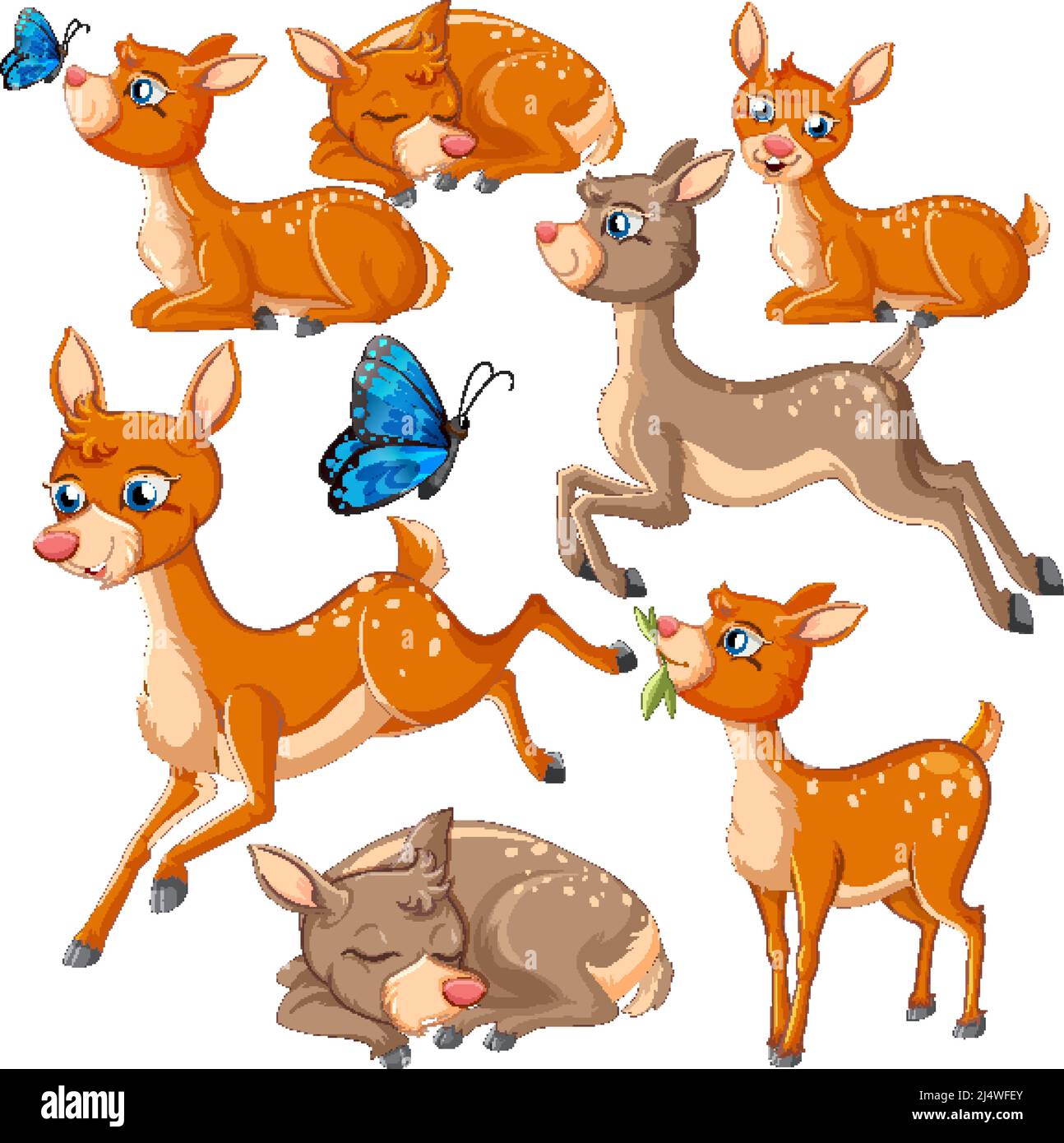 Seamless pattern with wild animals illustration Stock Vector Image ...