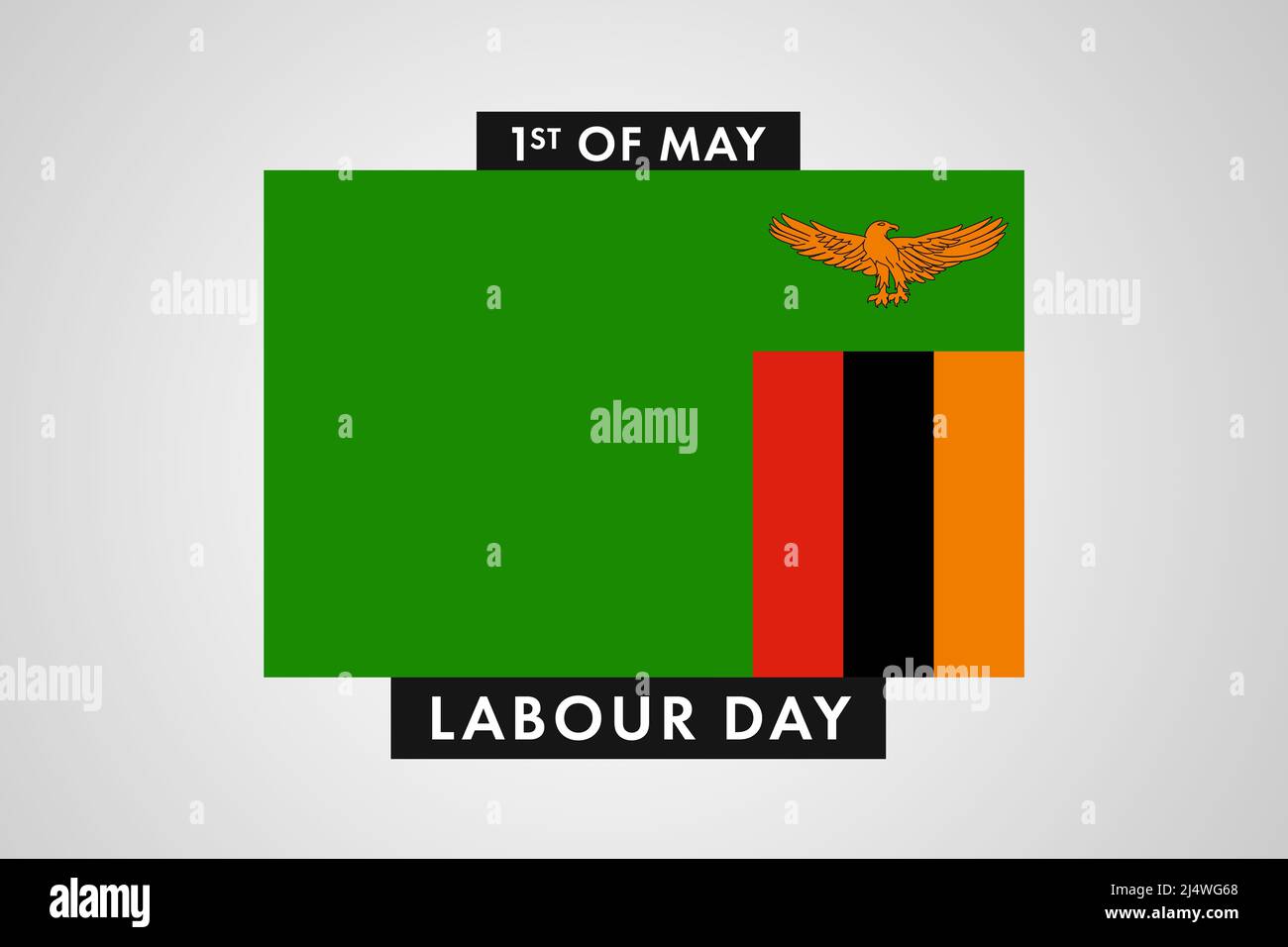Zambia Labor Day. International World Workers Day of Zambia background