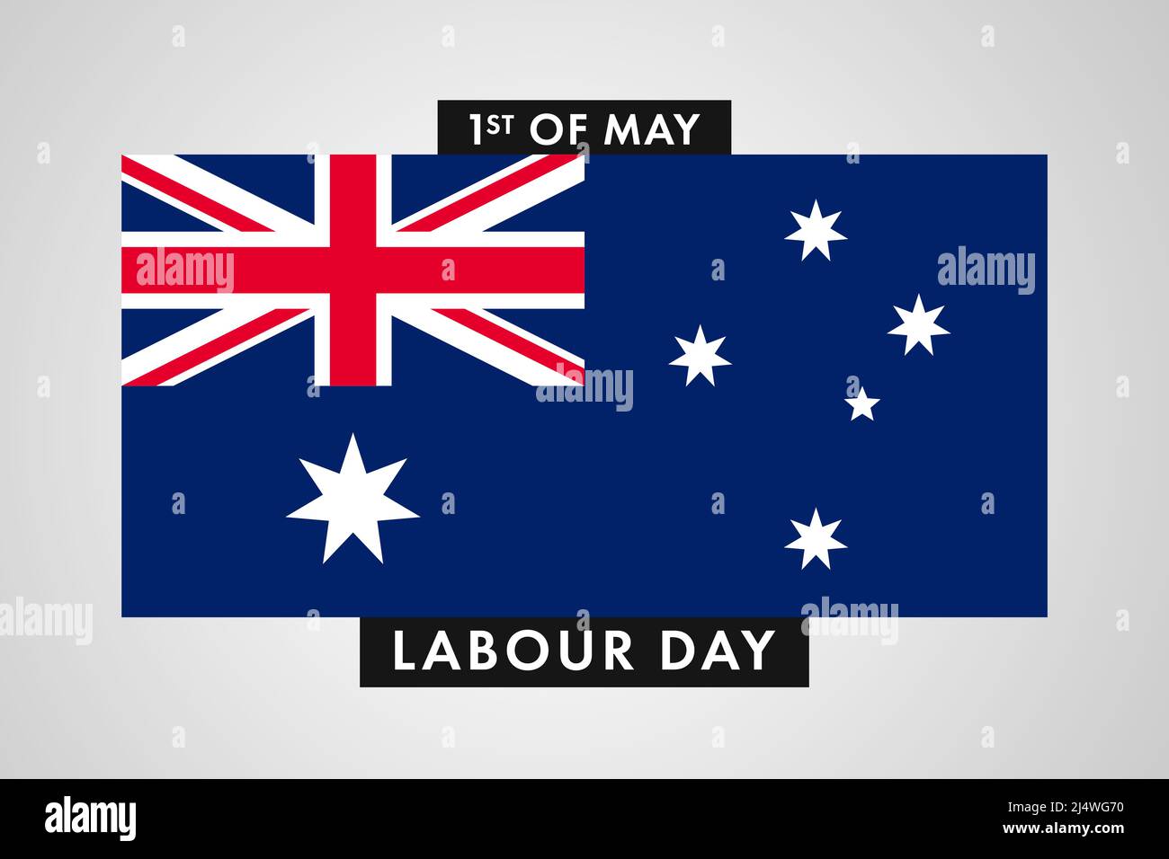 Australia Labor Day. International World Workers Day of Australia background, banner or poster Stock Photo