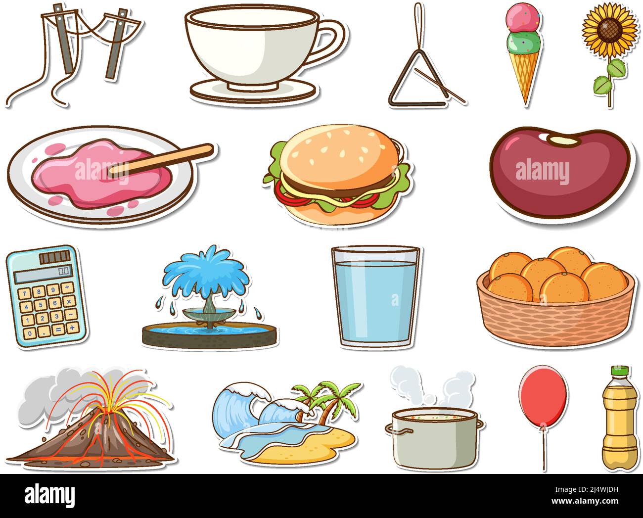 Everyday objects as art Stock Vector Images - Alamy