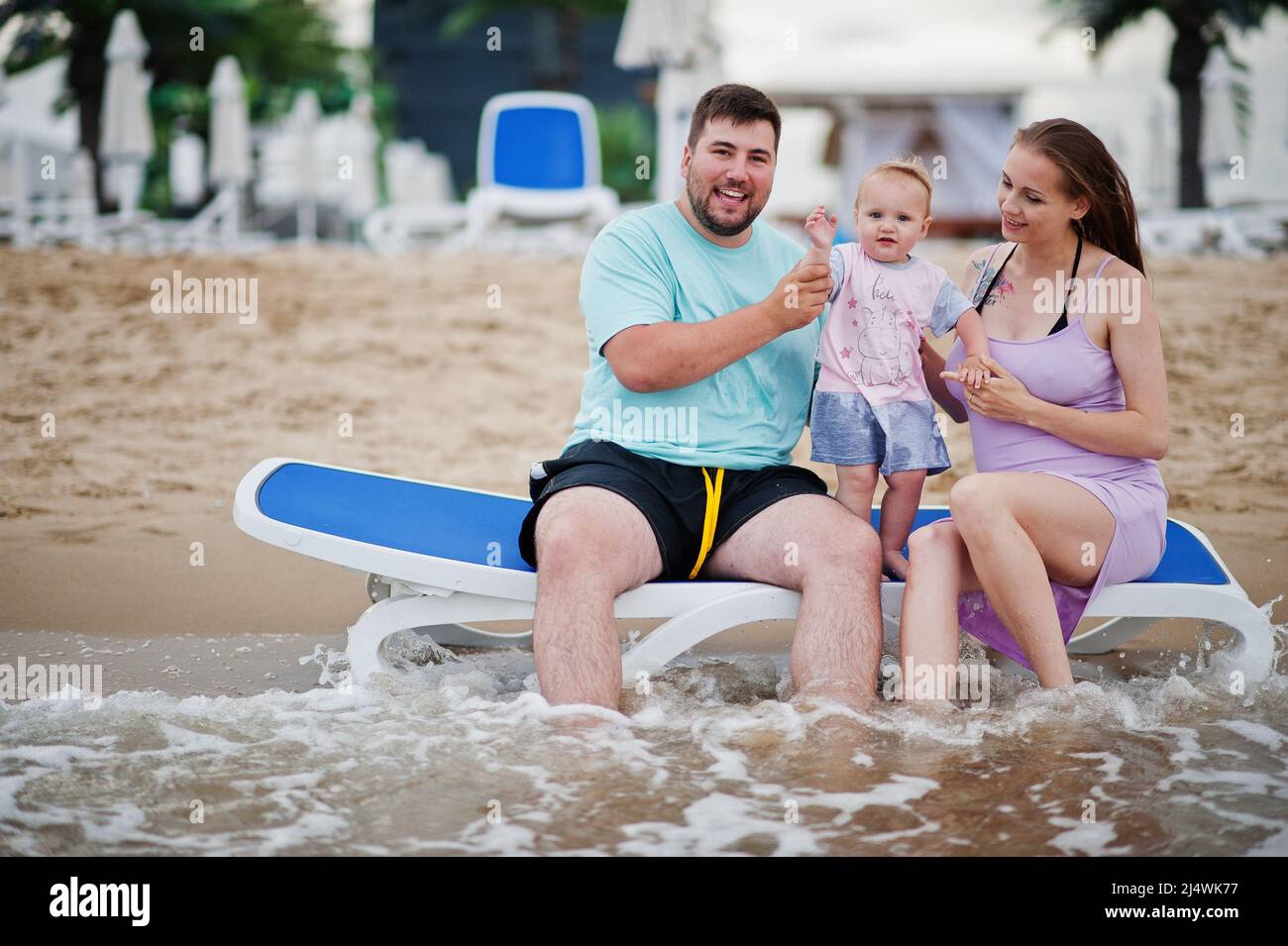 Summer vacations. Parents and people outdoor activity with children
