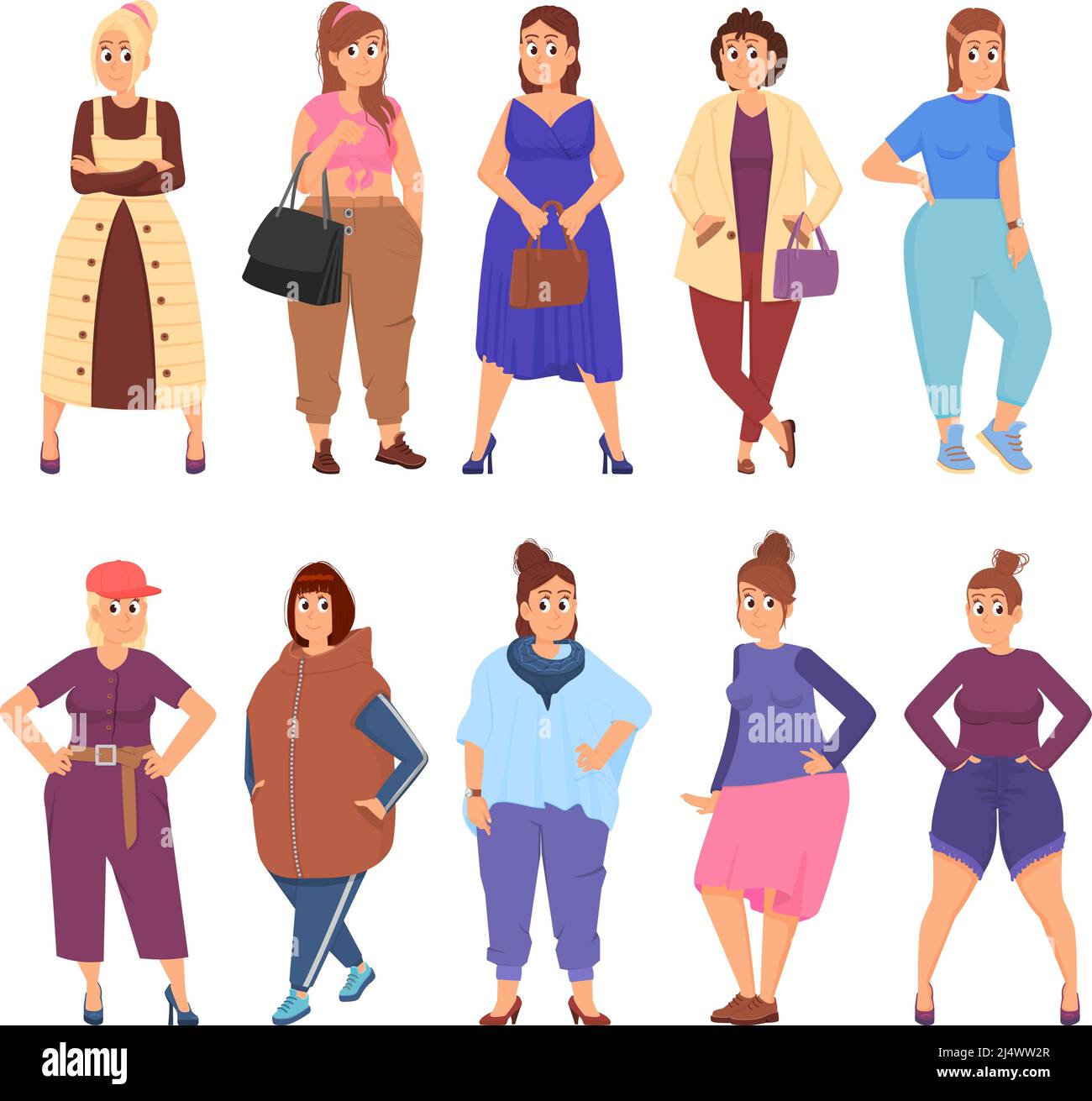 Chubby Fat Girls Overweight Cut Out Stock Images And Pictures Alamy