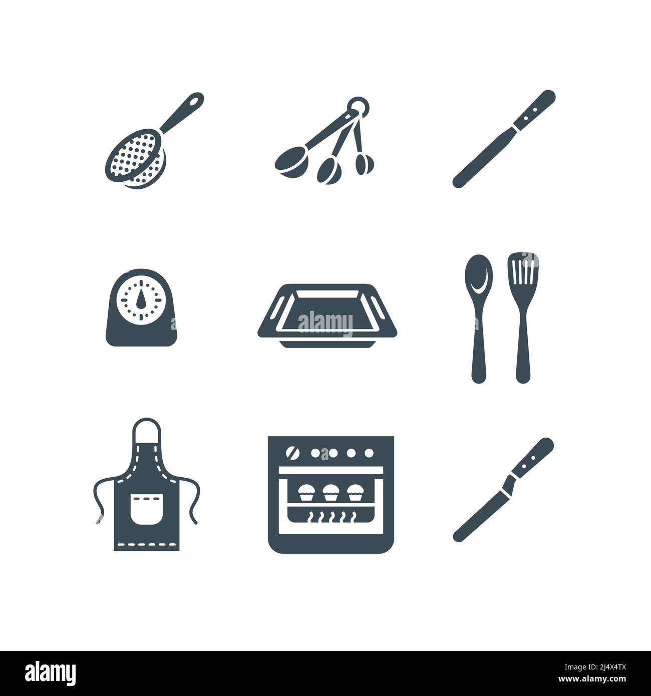 Baker Tools Clipart Icons